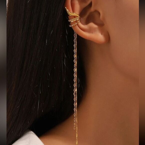 Boho cuff earrings M468 - Picture 1 of 4